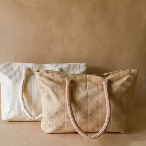 Soft Waffle Carry - All Tote - Toast - Akiiko