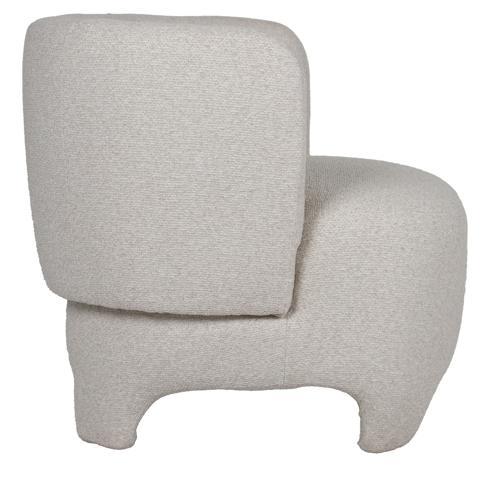Elle Occassional Chair - Eggshell - 810 X 810 X 710