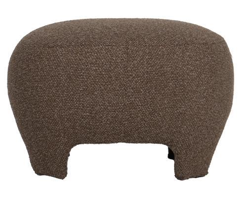 Elle Ottoman - Driftwood
