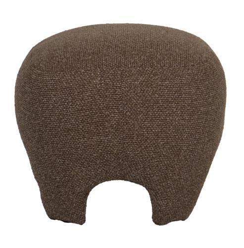 Elle Ottoman - Driftwood