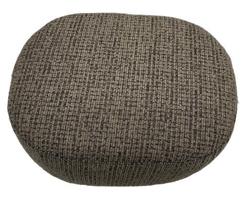 Bella Accent Ottoman - Caramel & Black