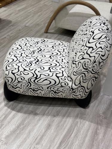 Nero Accent Chair - Black & White Accent Chair