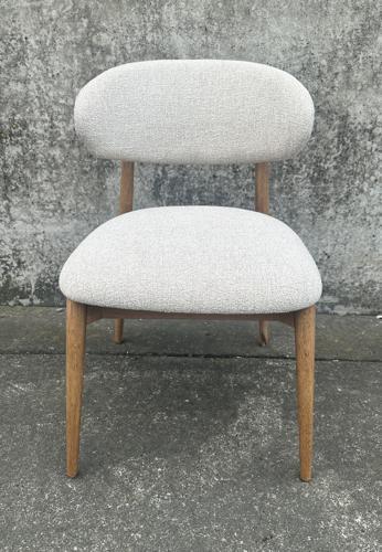 Oscar Dining Chair - Linen Fabric - 520x520x830 Seat Height: 470mm