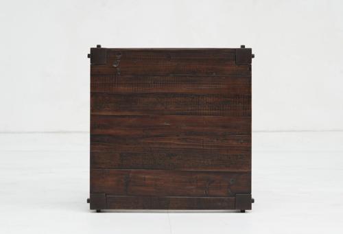 Coventry Side Table - Antique Walnut - 500 X 500 X 500
