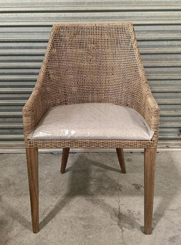 Canggu Armchair - Smoke & Oatmeal