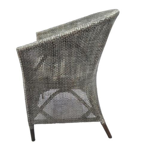 Kuta Armchair - Black / Grey Wash & Oatmeal