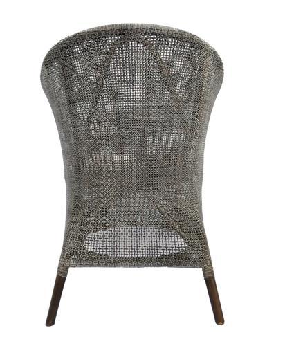 Kuta Armchair - Black / Grey Wash & Oatmeal