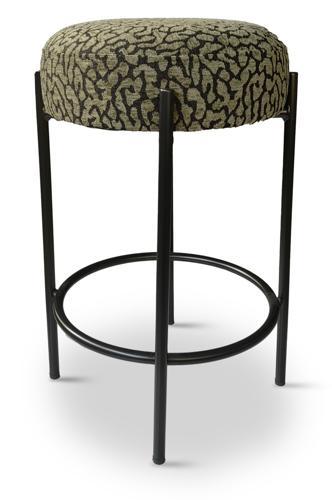 Crown Barstool - Olive / Black