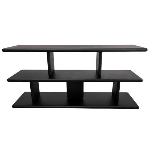 Low Shelving Unit - Black Oak