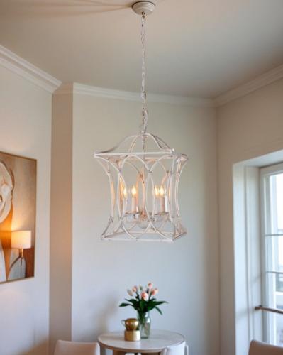 Antique White Chandelier