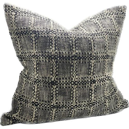 Linen Cushion Cover - Black - 550 X 550 - SC9054