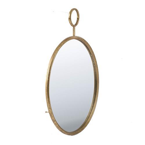Gold Framed Wall Mirror - 670 X 45 X 820