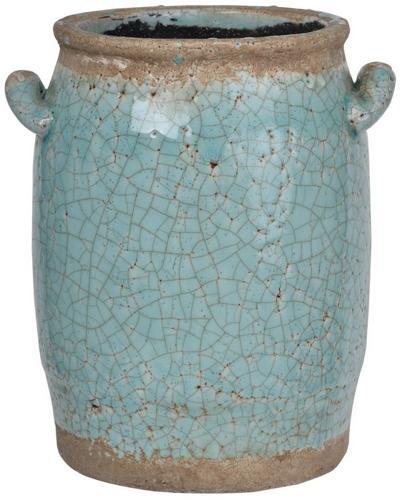 Candia Ceramic Vase Turquoise - Small - 170 X 135 X 200