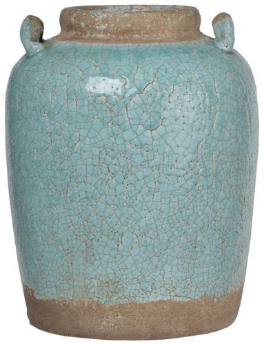 Candia Ceramic Vase Turquoise - 275 X 275 X 355