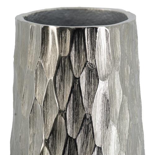 Dimond Texture Aluminium Vase - 190 X 190 X 590
