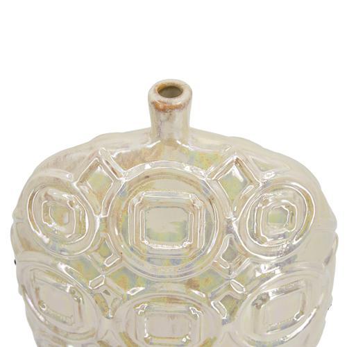 Shelby Tall Iridescent Glaze Ceramic Vase - 305 X 140 X 508