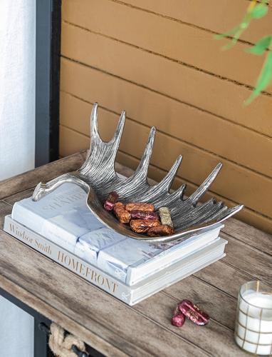 Moose Antler Decorative Bowl