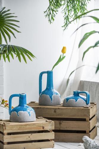 Flower Ceramic Vase - 150 X 150 X 230