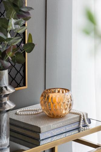 Glass Decrotive Bowl - 150 X 150 X 110 - SE2732