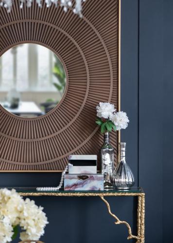 Antique Mirrored Vase - 75 X 75 X 305