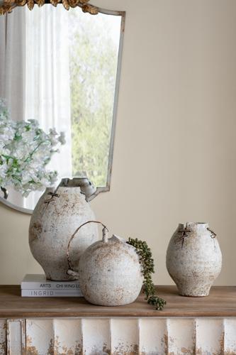 Hand - Pulled Decorative Jug with Wire Handle