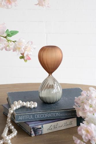 Copper & Grey Hourglass - 93 X 93 X 248