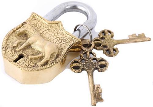 Brass Horse Lock