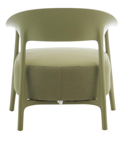 Drift Outdoor Pp Chair with Green Outdoor Fabric - Sage Frame