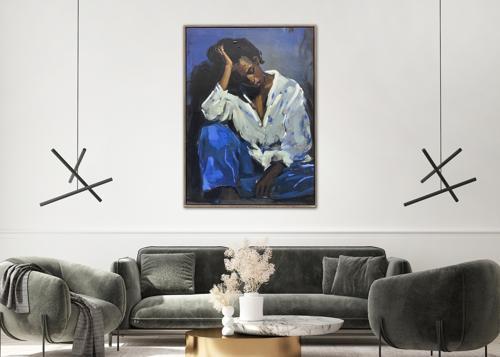 Framed Canvas Hand-Painted - 826 X 1226