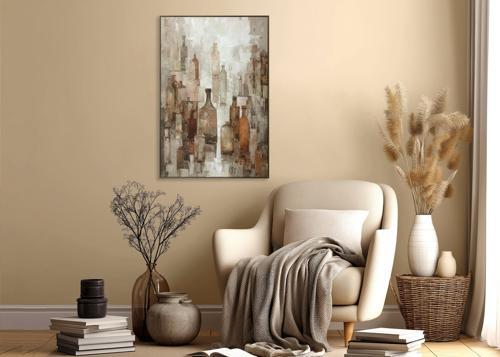 Framed Canvas Hand-Painted - 826 X 1226 - YR9035
