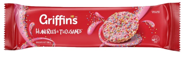 Griffin's Hundreds & Thousands Biscuits 200g