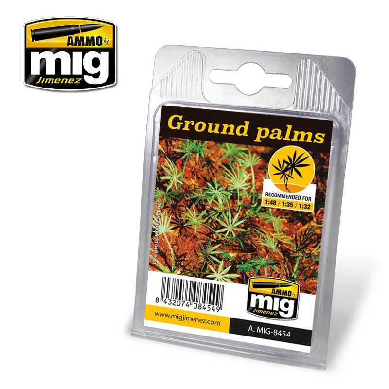 Ammo by MIG - Dioramas - Laser Cut Plants - Ground Palms
