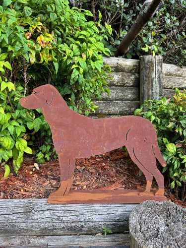 Garden Decoration - Dog Standing 40 x 10 x 56cm (Set of 2)