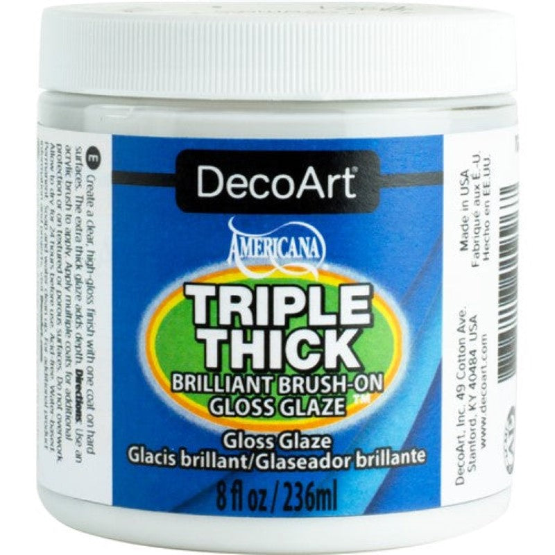 Decoart 8oz Triple Thick Gloss Glaze