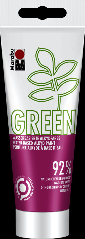 Marabu Green Water-Based Alkyd Paint 100ml 005 100ML RASPBERRY