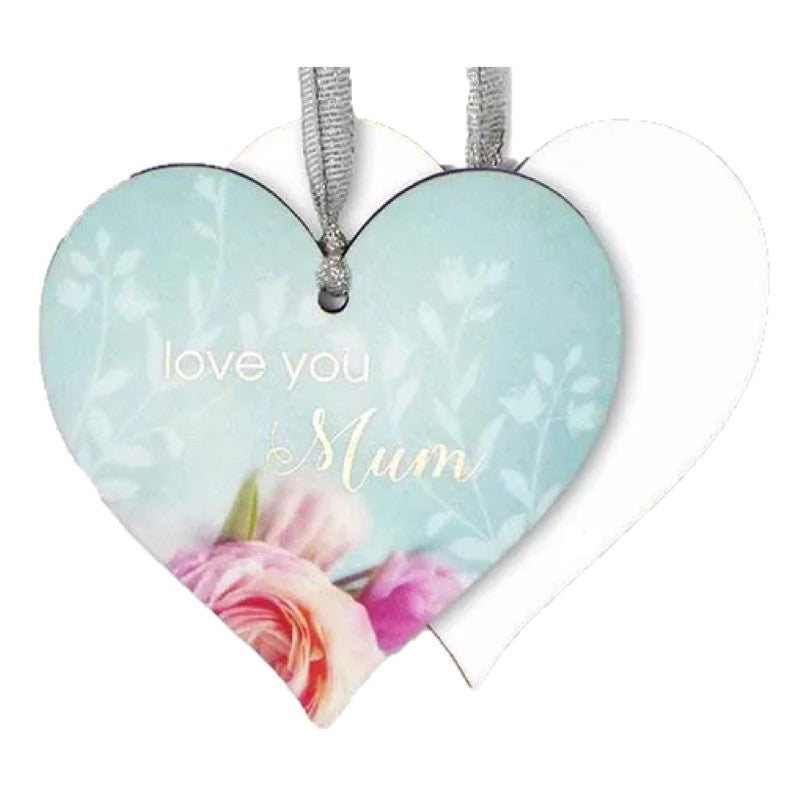 Love You Mum Heavenly Rose Gift Tag