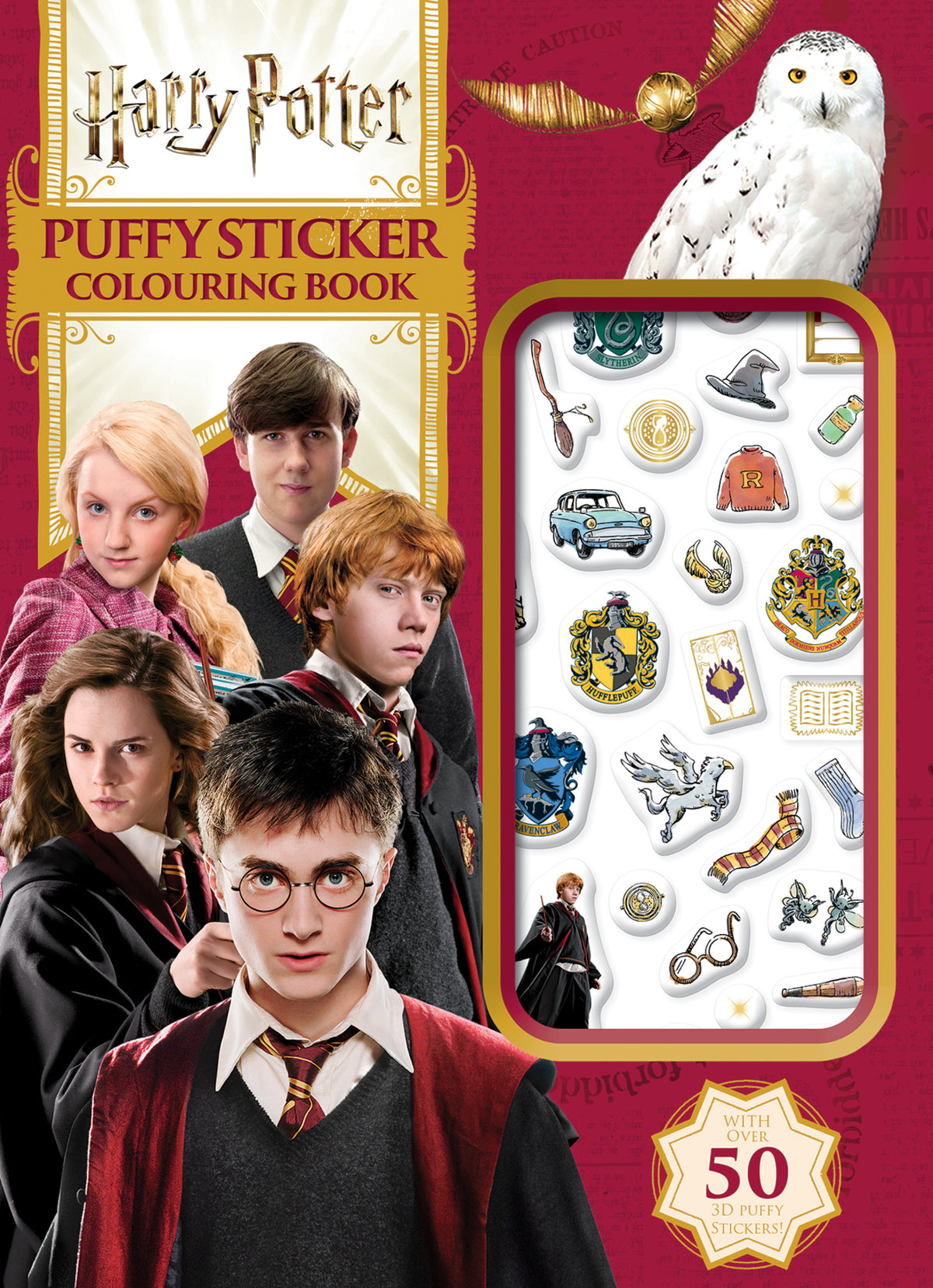 Harry Potter: Puffy Sticker Colouring Book - Warner Bros.