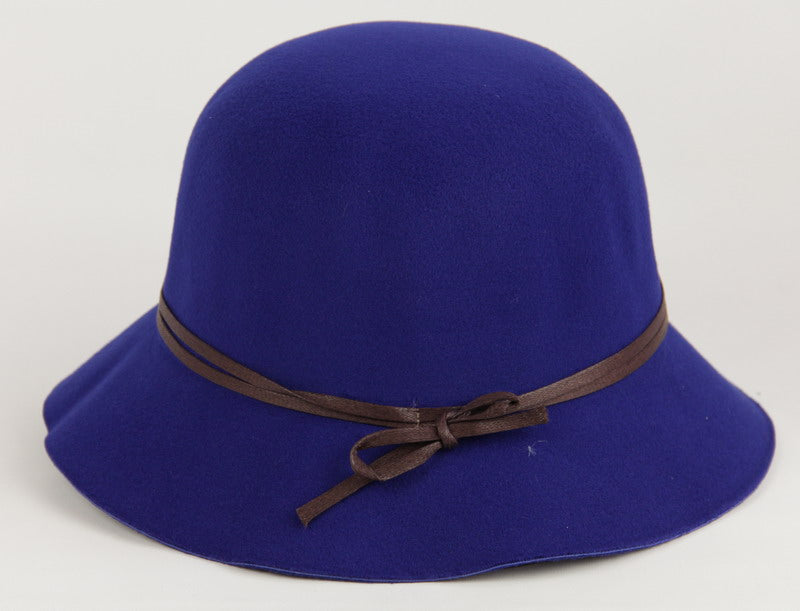 Felt / Evening Hat -Polyester Felt - Cobalt