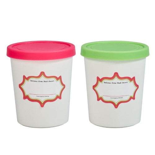 Round Ice Cream Tub - AVANTI 950ml (Set of 2)