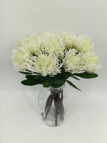 Artificial Cut Stem Warata (White)