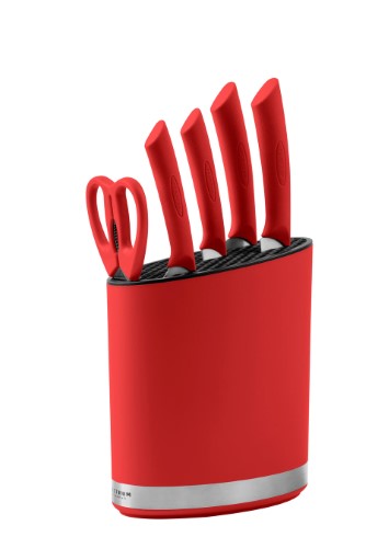 Knife Block - SCANPAN Spectrum (RED) - NEW