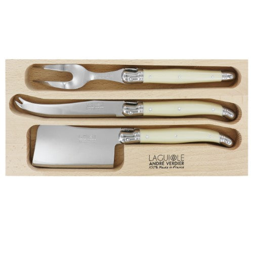 Cheese Knife Set - ANDRE VERDIER Ivory 2 (3 Piece)