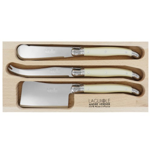 Cheese Knife Set - ANDRE VERDIER Ivory 3 (3 Piece)