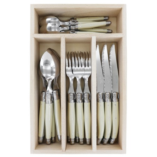 Cutlery Set - ANDRE VERDIER Ivory (24 Piece in Tray)