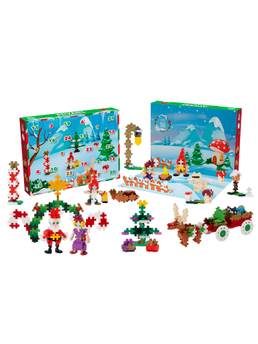 Plus Plus Christmas Advent Calendar - Santa's World