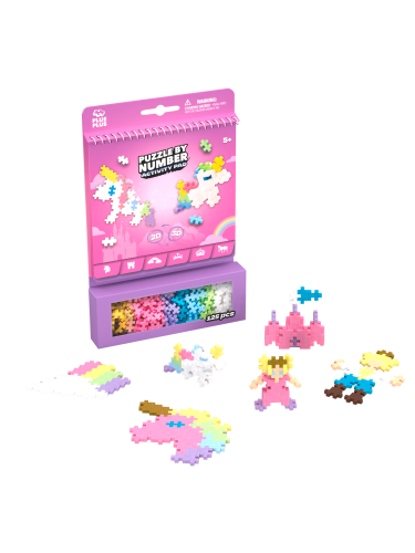 Plus Plus Activity Pad Puzzle by Number - Fairy Tale