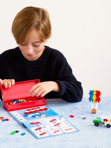 Plus Plus Activity Pad Puzzle by Number - Transportation