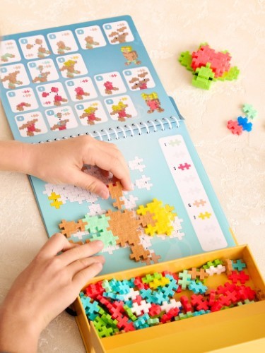 Plus Plus Activity Pad Puzzle by Number - Ocean