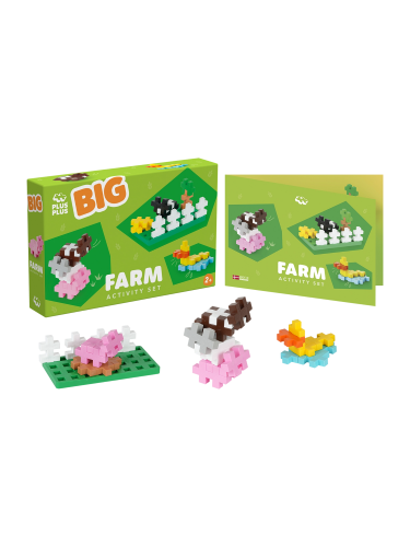 Plus Plus Building Set - BIG Activity (40pc Farm)