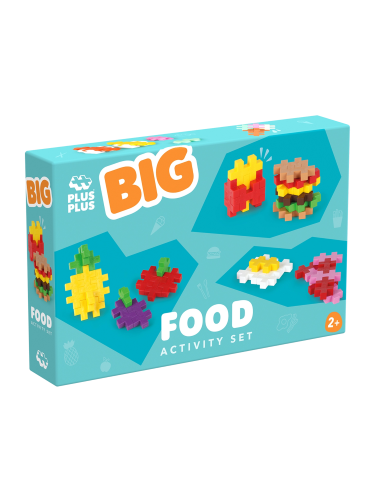 Plus Plus Building Set - BIG Activity (40pc Food)